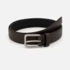 Faux Leather Chino Belt (Black)