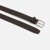 Faux Leather Chino Belt (Black)