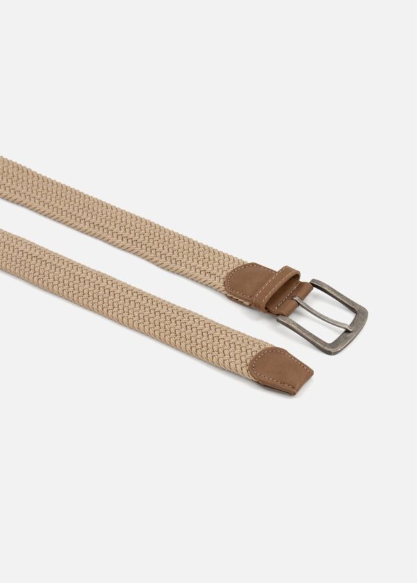 Stretch Woven Belt (Natural)