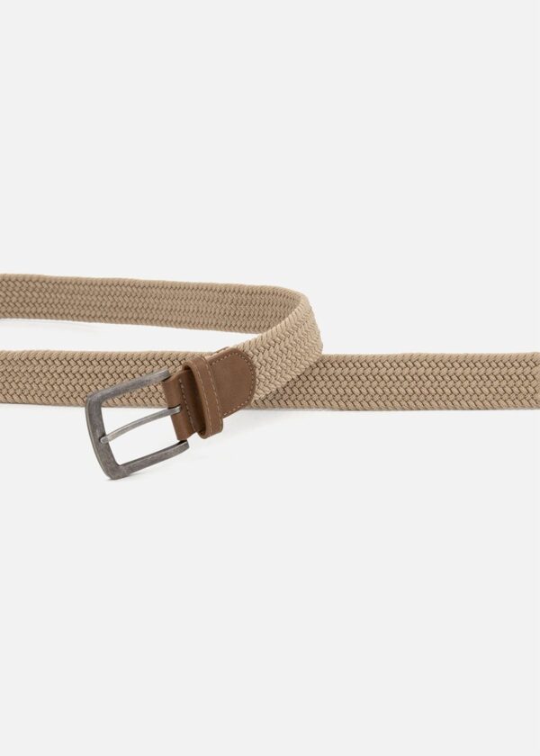 Stretch Woven Belt (Natural)
