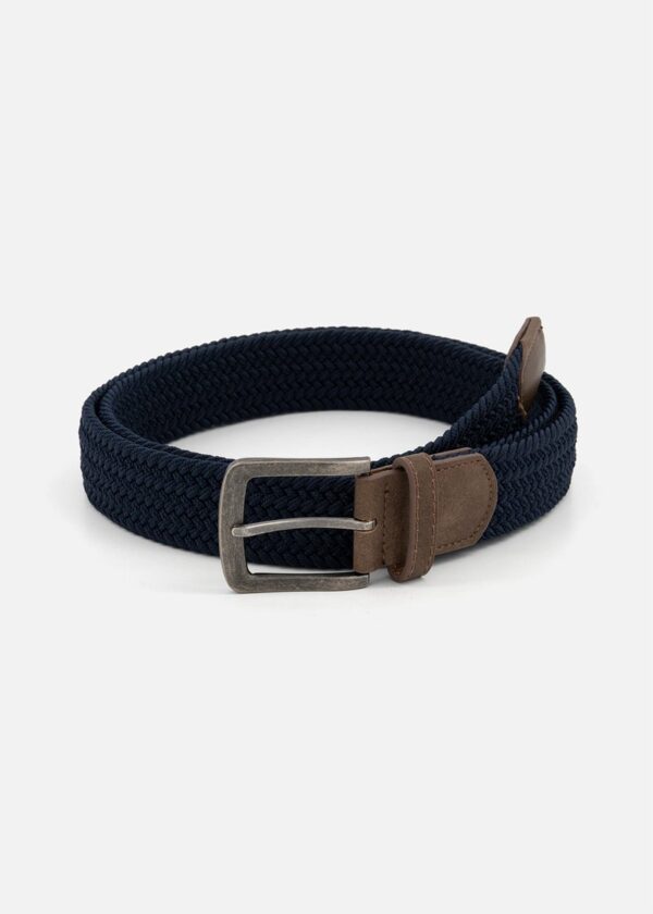 Stretch Woven Belt (Navy)