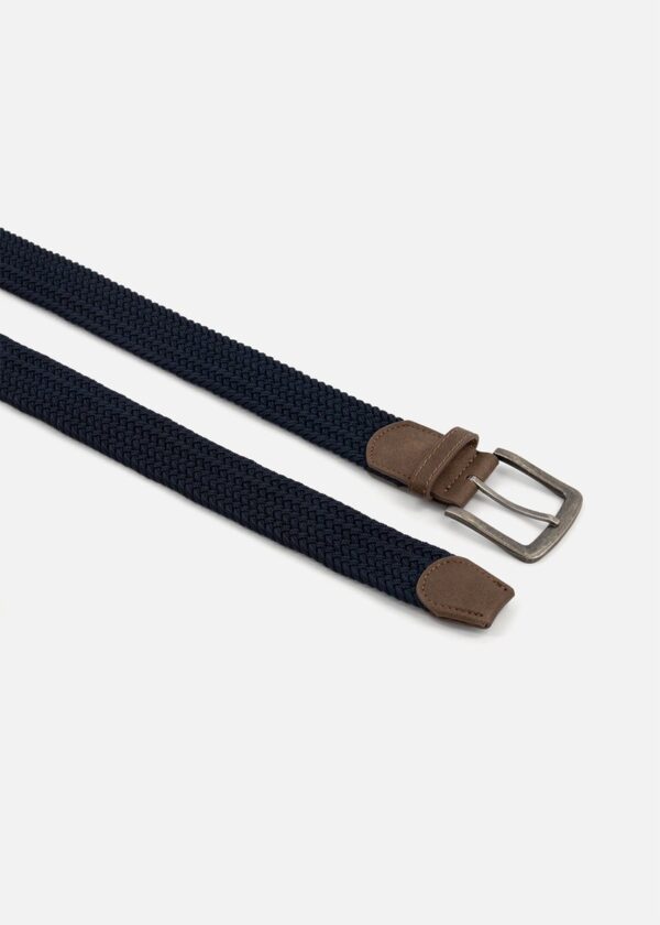 Stretch Woven Belt (Navy)