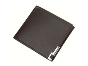 Slim Bifold Men Wallet (Coffee)