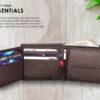 High Quality Leather Wallet (Dark Brown)