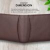 High Quality Leather Wallet (Dark Brown)