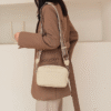 Crossbody Bag for Women (White)