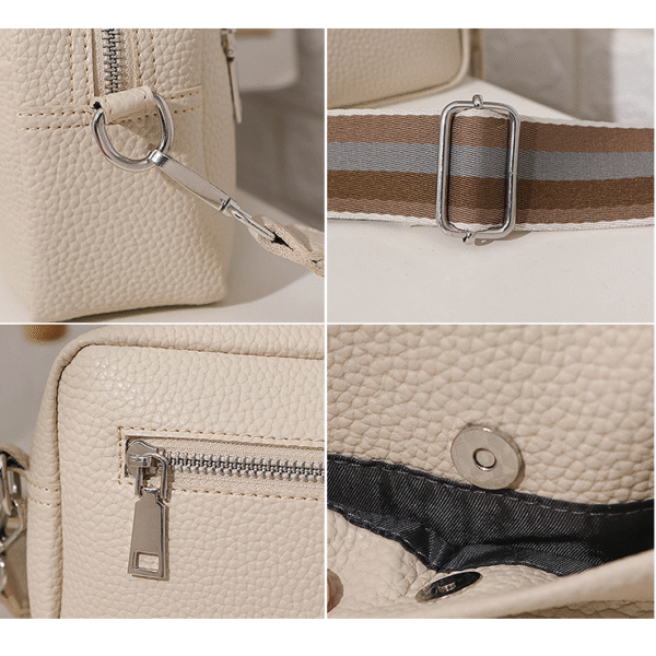 Crossbody Bag for Women (White)