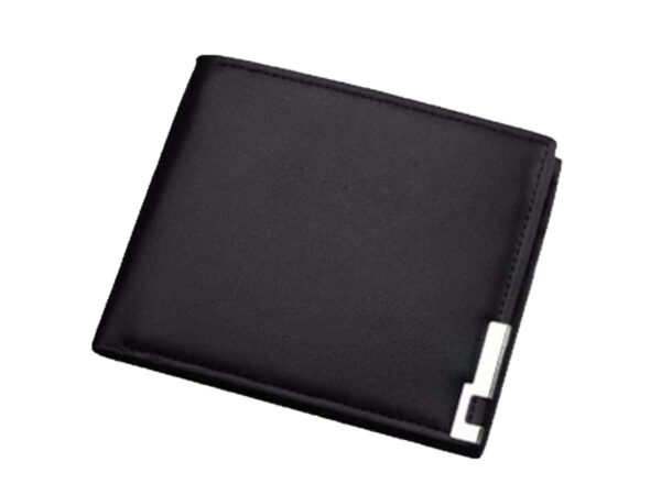 Slim Bifold Men Wallet (Black)